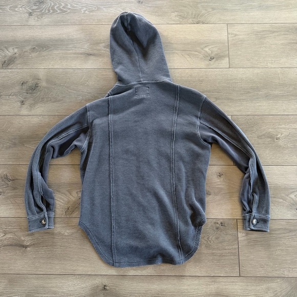 American Eagle Dark Gray Hooded Sweater Size XS - Picture 6 of 6